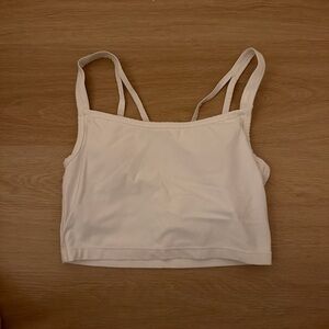 NYLORA Light Cream Double Strap Tank/sportsbra